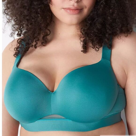 Comfort Bliss Lightly Lined Balconette Bra Brittney Blue 46DDD - Picture 9 of 9
